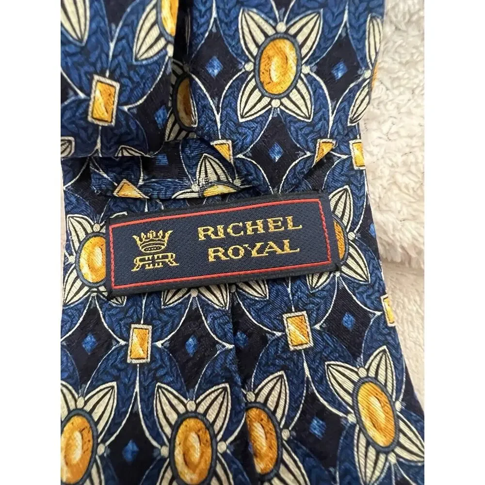 Richel Royal Neck Tie Blue Yellow‎